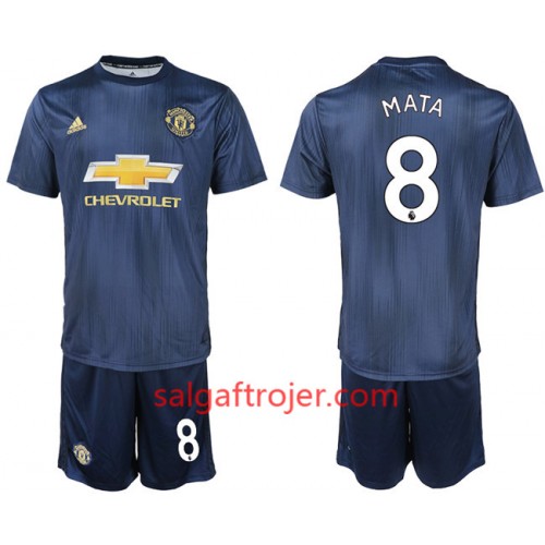 Manchester United Fodboldtrøjer MATA 8 Børn 3. sæt 2018/19 Kort ærmer Manchester United Fodboldtrøjer MATA 8 Børn 3. sæt 2018/19 Kort ærmer